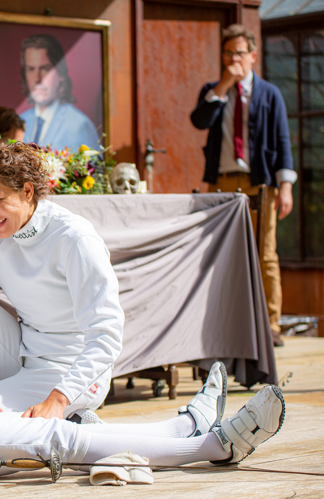 Hamlet, Bard in the Botanics. Photo credit Tom Duncan